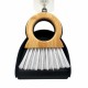 Plastic Dustpan With Wooden Brush